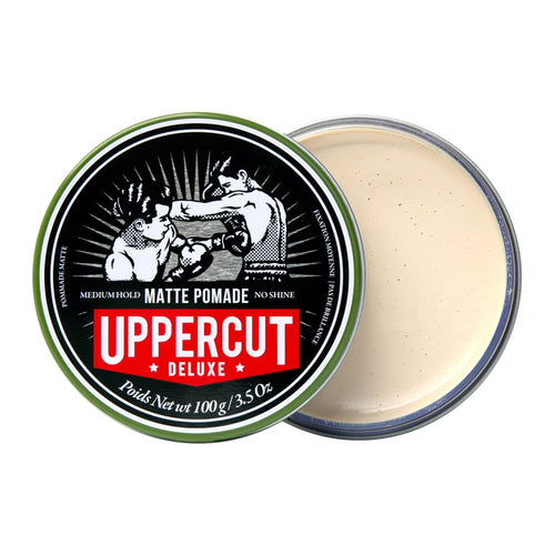 Uppercut Deluxe Matte Pomade 100 g, pot ouvert