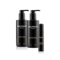 Routine Densifiante Balmain Homme : shampoing 250 ml, après-shampoing 250 ml et soin activateur du cuir chevelu 50 ml